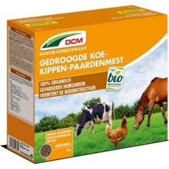 Koe-kip-paardenmest DCM BIO - 3 Kg