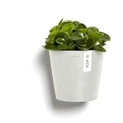ECOPOTS Amsterdam Wall Witgrijs - Ø 20 Cm