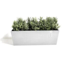 ECOPOTS Bruges Bloembak - Witgrijs 55 Cm
