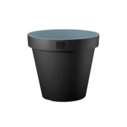 Bloempot Antraciet/pastelgroen - Ø 50 Cm × H 43 Cm