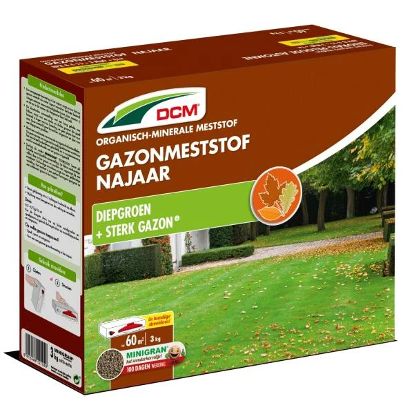 DCM Gazonmest Najaar 3 Kg 1 DCM Gazonmest Najaar 3 Kg