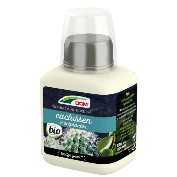 DCM Meststof Cactussen & Vetplanten Bio - 250 Ml 1 DCM Meststof Cactussen & Vetplanten Bio - 250 Ml
