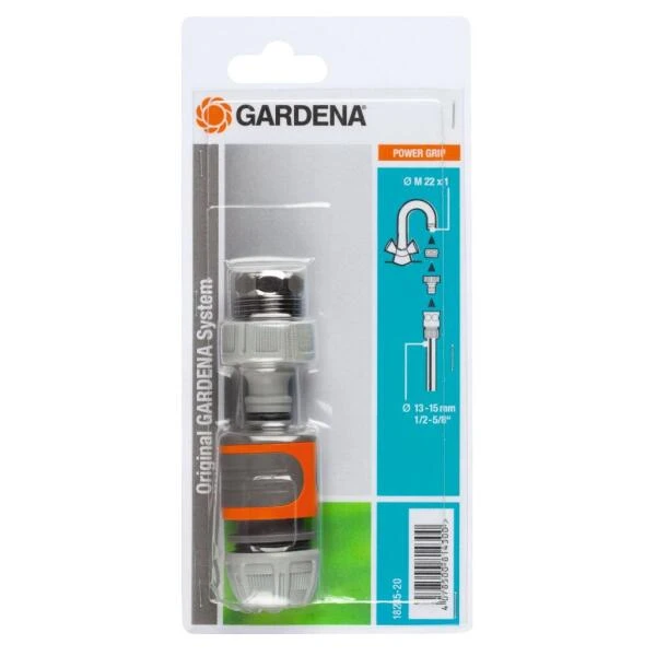 Aansluitset GARDENA 13 Mm (1/2'') Voor Binnenkraan 1 Aansluitset GARDENA 13 Mm (1/2'') Voor Binnenkraan