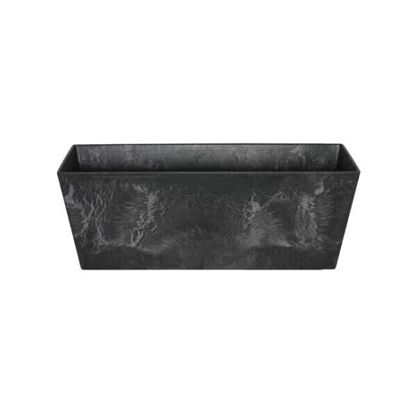Bloembak Artstone Ella Zwart 55 × 17x 17 Cm 1 Bloembak Artstone Ella Zwart 55 × 17x 17 Cm