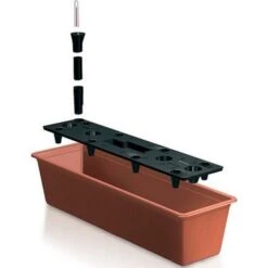 Bloembak Met Bewateringssysteem - Terracotta 11 L