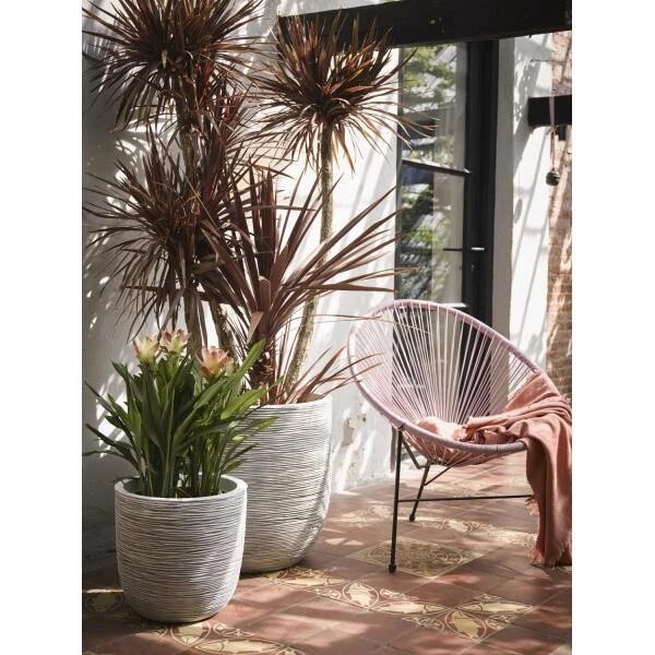 CAPI Bloempot Bol Rib NL 35 × 34 Cm - Ivoor 2 CAPI Bloempot Bol Rib NL 35 × 34 Cm - Ivoor - Afbeelding 2