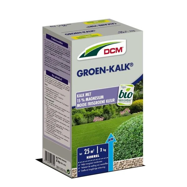 DCM Groenkalk Gazonmeststof 2 Kg - 25 M² 1 DCM Groenkalk Gazonmeststof 2 Kg - 25 M²
