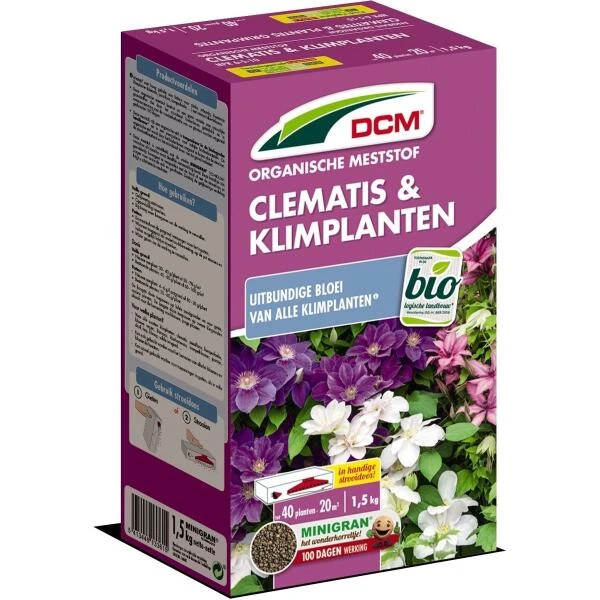 DCM Meststof Clematis En Klimplanten 1 DCM Meststof Clematis En Klimplanten