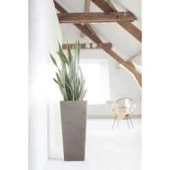 ECOPOTS Rotterdam High - Taupe 70 Cm -Ecopots Tuingereedschap Verkoop ecopots rotterdam high taupe 70 cm 1673274738 3 600