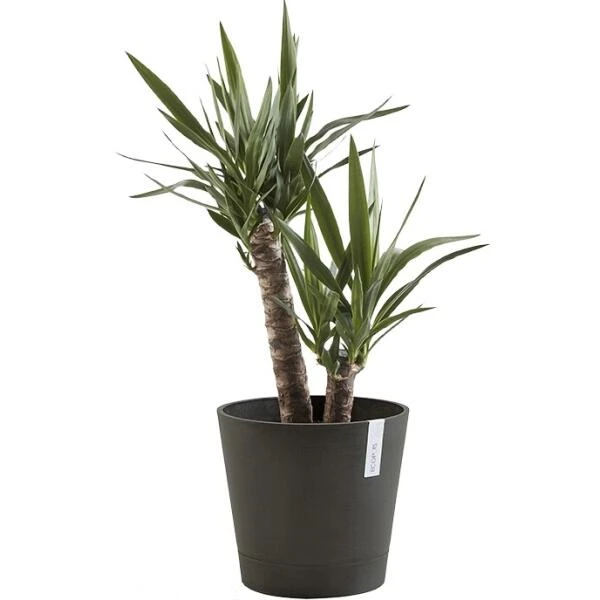 ECOPOTS Venice Met Onderschotel En Waterreserve - Antraciet Ø 40cm 1 ECOPOTS Venice Met Onderschotel En Waterreserve - Antraciet Ø 40cm