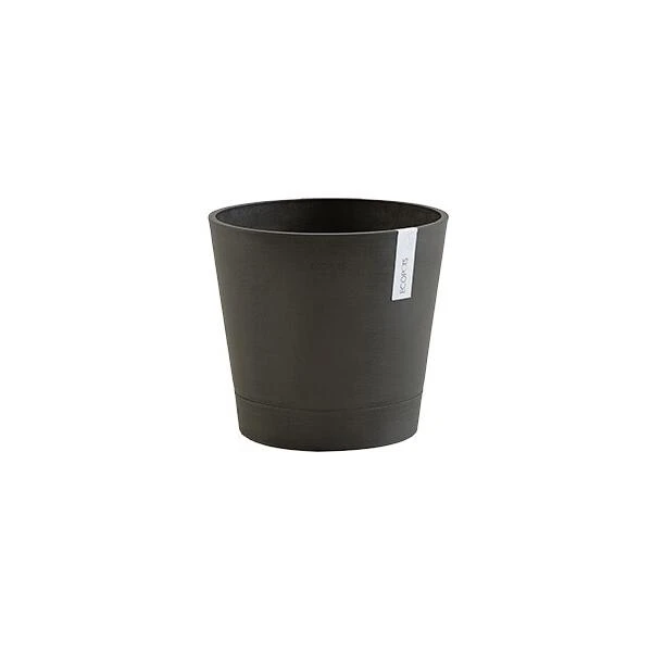 ECOPOTS Venice Met Onderschotel En Waterreserve - Antraciet Ø 40cm 3 ECOPOTS Venice Met Onderschotel En Waterreserve - Antraciet Ø 40cm - Afbeelding 3