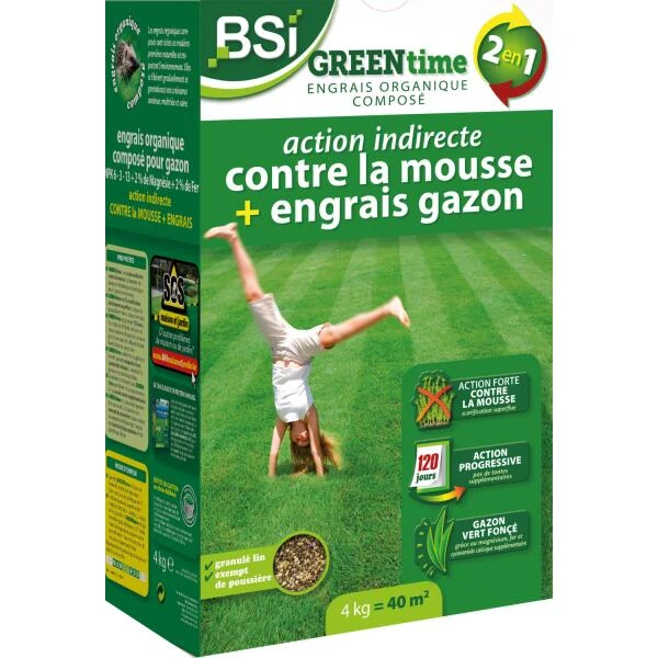 BSI Complete Gazonmeststof - Greentime 4 Kg 2 BSI Complete Gazonmeststof - Greentime 4 Kg - Afbeelding 2