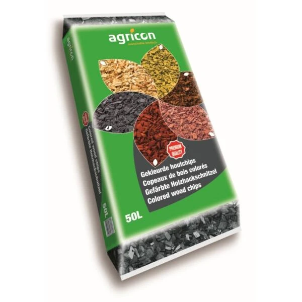 Gekleurde Houtchips - Ardoise Grijs 50 Liter 2 Gekleurde Houtchips - Ardoise Grijs 50 Liter - Afbeelding 2