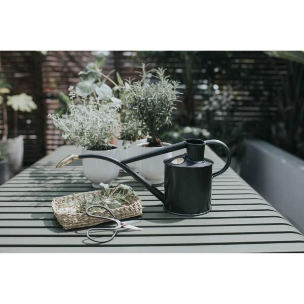 Gieter Haws 1 Liter - Metaal Antraciet 2 Gieter Haws 1 Liter - Metaal Antraciet - Afbeelding 2