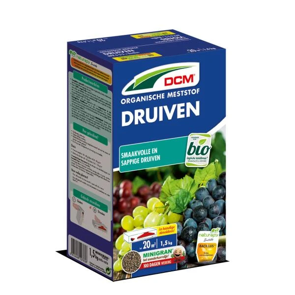 Organische Meststof DRUIVEN DCM - 1,5 Kg 1 Organische Meststof DRUIVEN DCM - 1,5 Kg