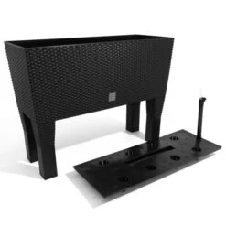 Plantenbak RATAN Verhoogd Met Watergeefsysteem - 60 × 25 × 46 Cm 10 Plantenbak RATAN Verhoogd Met Watergeefsysteem - 60 × 25 × 46 Cm -Ecopots Tuingereedschap Verkoop plantenbak ratan verhoogd grijs 1517136771 1 600