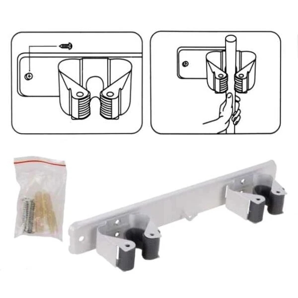 Kapstok Met 2 Stokklemmen 1 Kapstok Met 2 Stokklemmen